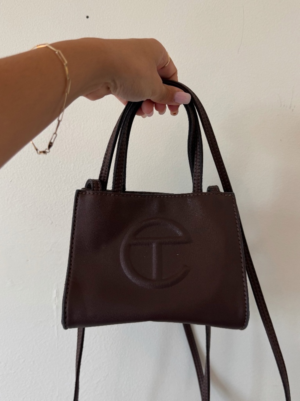 Brown Telfar Mini Bag